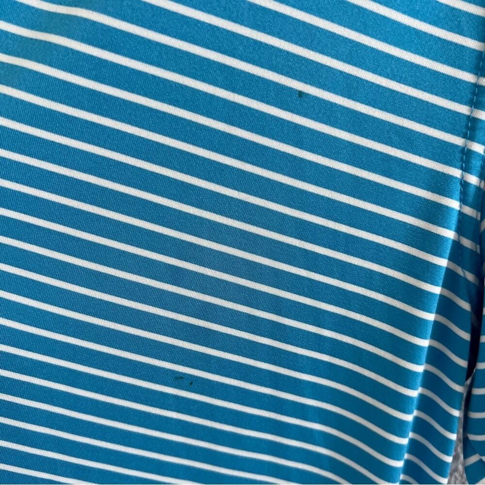 Greg Norman Play Dry Men's Striped Golf Polo Shirt Large - Picture 3 of 6